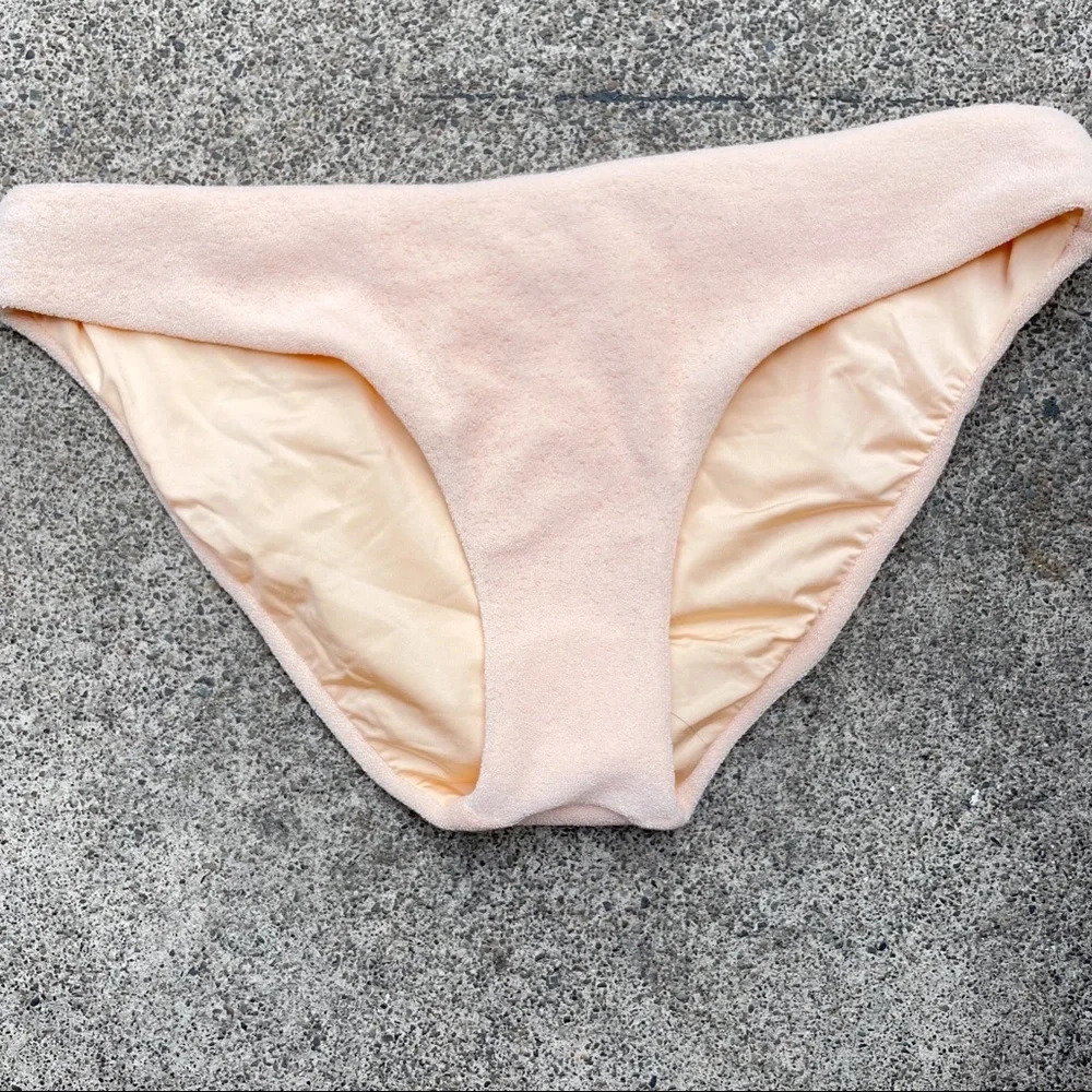 Onia Terry cloth bikini bottoms Sz L
